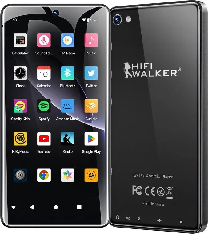 HIFI WALKER Android-Musikplayer-G7PRO-128G-Schwarz