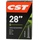 CST 071503 Fahrradschlauch, Schwarz, 28" 700 x 18/25C 18/25-622/630 SV40 mm