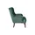 Max Winzer Ohrensessel Brandon Samt 71 x 97 x 0 cm Türkis/Petrol