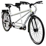 Galano Tandem Fahrrad Cityrad Trekkingrad 28 Zoll Touring Bike 21 Gang (weiß, 51/46 cm)