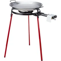 Vaello Paella-Pfannenset 46 cm mit Stativ und Gasbrenner 400 mm