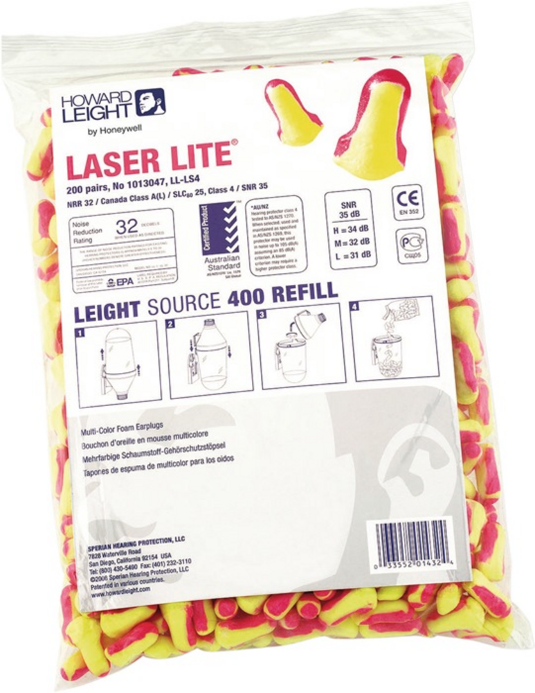 Gehörschutzstöpsel Laser Lite EN 352-2 SNR 35 dB N