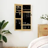 Schmuckschrank Mit Spiegel Wandmontage 30x8,5x90 Cm