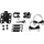 Trail-Gator Trail Gator Adapter-Set für Kinderrad Adapter schwarz/Silber