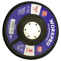WorkPro WP407525 Fächerschleifscheibe Durchmesser 125 mm Bohrungs-Ø 22.2 mm
