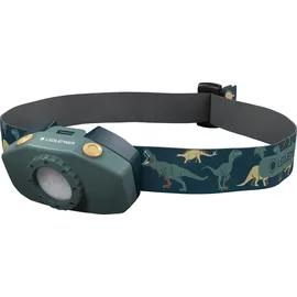 Ledlenser LED Stirnlampe KID LED2, Dino clever, sicher, bunt, 40 lm