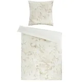 ESTELLA Mako-Satin-Bettwäsche  Raphael ¦ creme ¦ Maße (cm): B: 135
