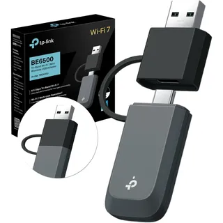 TP-Link Archer TBE400U BE6500 Tri-Band Wi-Fi 7 Mini Wireless USB-Adapter
