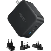 Wisam® Choetech 2xUSB-C PD 100W GaN Netzladegerät | Schwarz