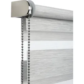 GARDINIA Doppelrollo de luxe 70 x 180 cm grau