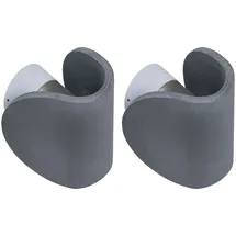 GLOBO Wandleuchte Up and Down Wandstrahler Wohnzimmer Wandlampe Treppenhaus Leuchte aus Beton, grau, 1x LED 6w 150lm, Bxh 12,6x15,7 cm, 2er Set