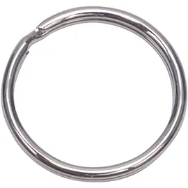 Reiher Schlüsselring 2-teilig,Außen, Durchmesser 26mm Stahl vernickelt gehärtet