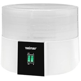 Zelmer ZFD1010 weiss, Dörrautomat, Weiss, Schwarz