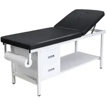 Vevor Untersuchungsliege 227 kg, Ruheliege, Praixsliege mit verstellbarer Rückenlehne, 2 Schubladen, Ablagefach & Papierrollenspender, Krankenliege für Krankenhäuser & Reha-Zentren, 1855x705x815 mm
