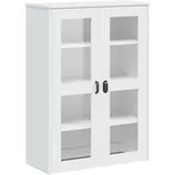 vidaXL Highboard VIKEN 80 x 35 x 110 cm Weiß