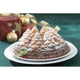 Nordic Ware Weihnachtsbackform Tannenbäume, Winterwald 2,2 l
