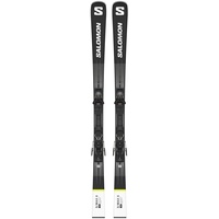 SALOMON Alpinski-Set S/MAX 8 + M11 GW L80 - Uni., black/white/neon yellow (160 cm)