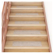 vidaXL Selbstklebende Treppenmatten 15 Stk. Rechteckig 76x20 cm Creme