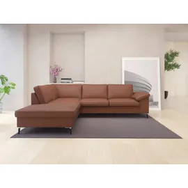 Livetastic Eckcouch Webstoff 5-Sitzer Dunkelgrau