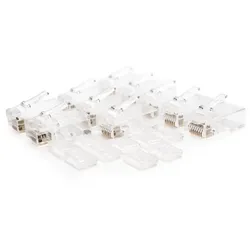 RJ45 Nanokabel Stecker 10.21.0201/ Kat.6/ 10 Stk
