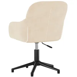 vidaXL Bürostuhl Samt Creme
