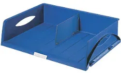 Leitz Briefkorb Jumbo Kunststoff Blau 49 x 38,5 x 12,5 cm