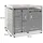 MCW Mülltonnenverkleidung H40 125 x 140 x 102 cm grau