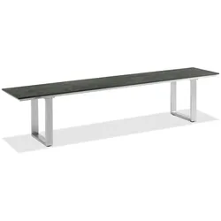 Niehoff Nemo Bank Edelstahl Graphit - Silber