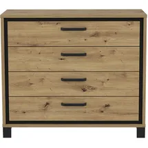 Forte Trondheim 104,7 x 81,3 x 41,5 cm Artisan Eiche / Schwarzeiche