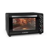 Klarstein Minibackofen Masterchef 60 Mini-Backofen schwarz 62.6 cm x 36.8 cm x 45.4 cm