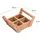 DESIGN DELIGHTS Sitzbank Ziegelform Beige 36 x 28 x 15 cm