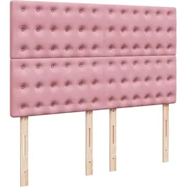 vidaXL Boxspringbett 140 x 200 cm Rosa