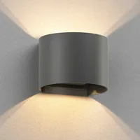 ledscom.de Außenleuchte Aluminium 10,0 cm 1x G9 max. 10W anthrazit matt