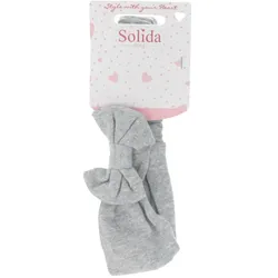 Solida Haarband grau mit Schleife Kids