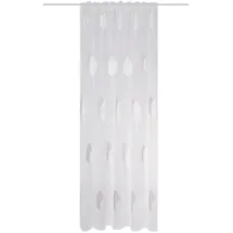 HOME WOHNIDEEN Schmidt Fertiggardine Alavaro 140 x 245 cm Polyester Grau