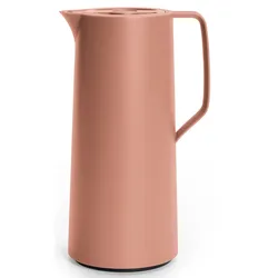 Isolierkanne »Motiva«, 1 l, Schraubdeckel, Quick-Press-Verschluss, 12h heiß, 24h kalt, Glaskolben, 49356257-0 terrakotta 1 l