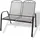DEMA Virginia 106 x 73 x 100 cm anthrazit
