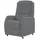 Hukla Fernsehsessel Max Mikrofaser 72 x 109 x 82 cm Schwarz elektrisch mit Rollen