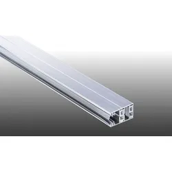 Aluprofil Thermosystem für 16 mm Stegplatten - 5000 mm Randprofil inkl. Lippendichtung – Klemmprofil für Holz- und Metallkonstruktionen