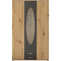 Kleiderschrank KASSEL - braun