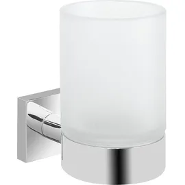 Evenes Zahnputzbecher Glas satiniert