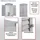MCW Wandspiegel 71 x 46 cm Shabby Braun