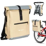 Todeco 3 in1 Fahrradtasche 20 l beige
