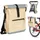 Todeco 3 in1 Fahrradtasche 20 l beige