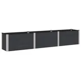 vidaXL Hochbeet 300 x 50 x 54 cm Schwarz