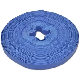 vidaXL Flachschlauch 100 m blau