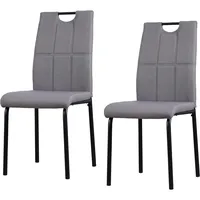 Hti-Living Stuhl Denton Hellgrau