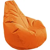 Kinzler Sitzsack KINZLER "Gamer", orange, B:100cm H:100cm, Polyester, Sitzsäcke, Sitzsack, Uni Farben, mit Rückenlehne, Outdoor geeignet, Kinderzimmer