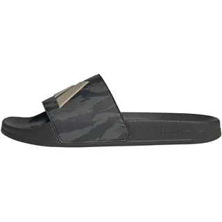 ADILETTE SHOWER SLIDES, shadow olive/blanch cargo/shadow olive, 43