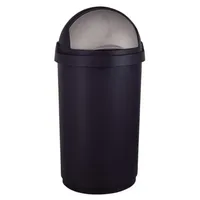 Curver 50 l Schwarz/Silber
